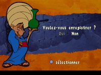 une photo d'Ã©cran de Aladdin - La Revanche de Nasira sur Sony Playstation